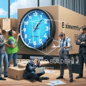 Quick-turnaround custom exhibition booth built under tight deadlines