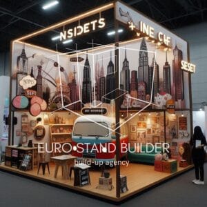 Cost-effective exhibition booth designed for small-budget exhibitors
