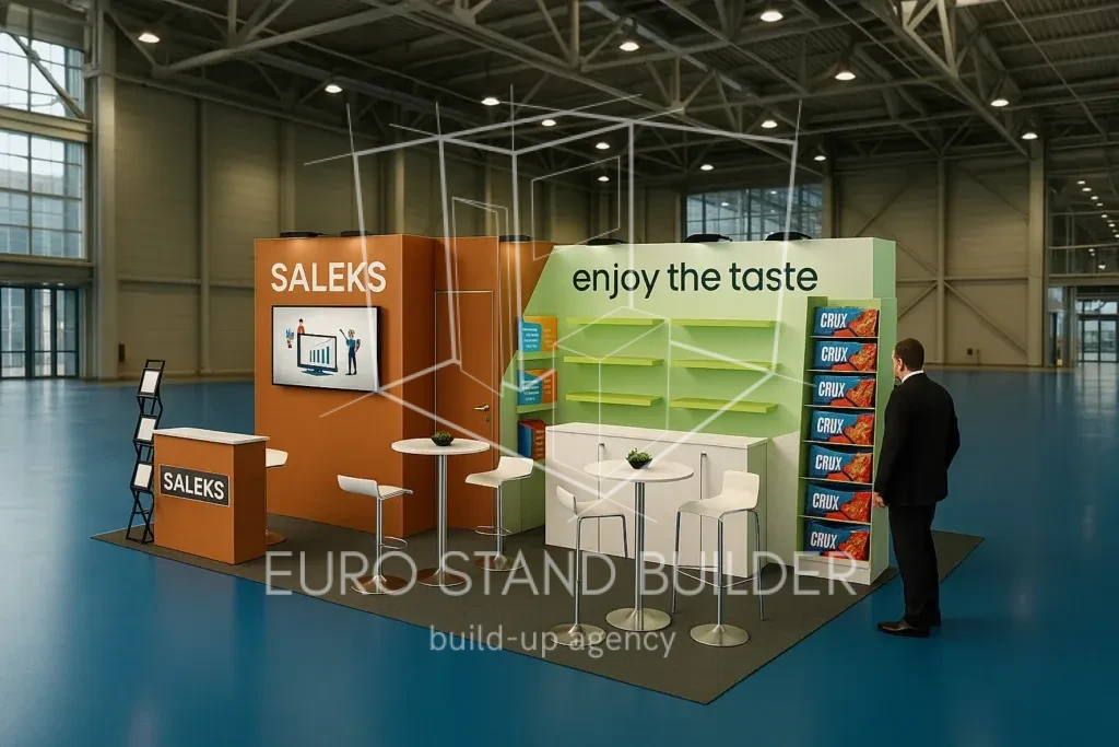 Inline Booth Rental: Size 3*6 (18 m²) - visualisation 0