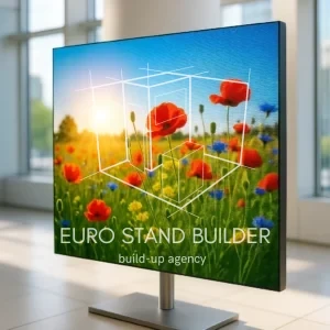 LED video display format showcasing vibrant visuals at trade shows