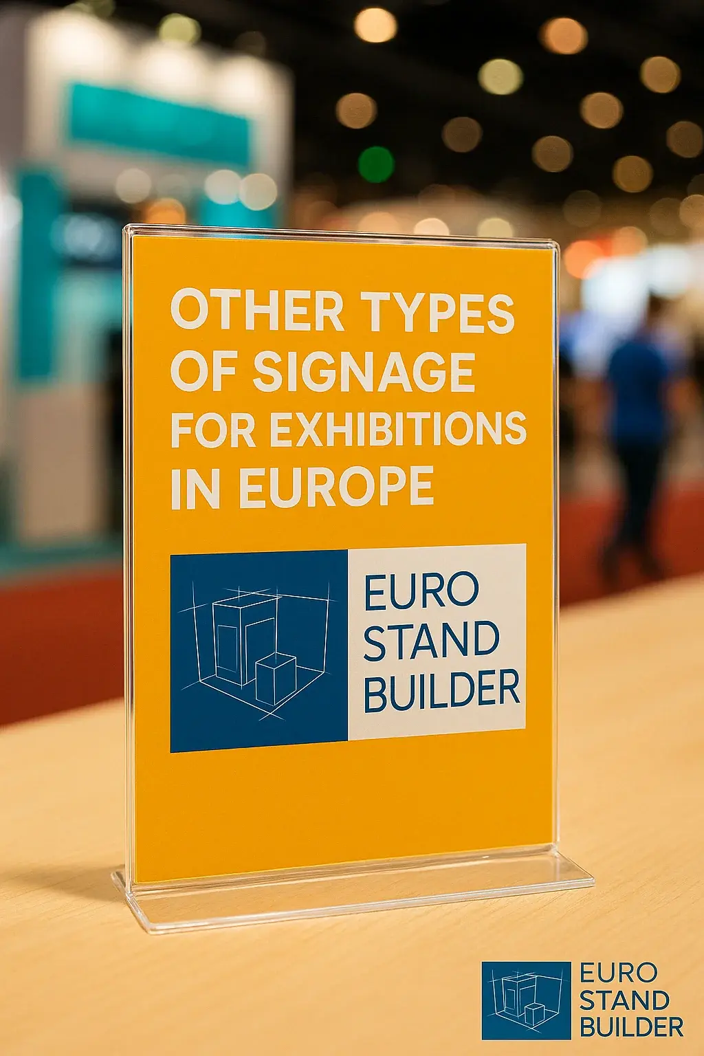 Various exhibition signage options including neon signs used across Europe — Photo 3