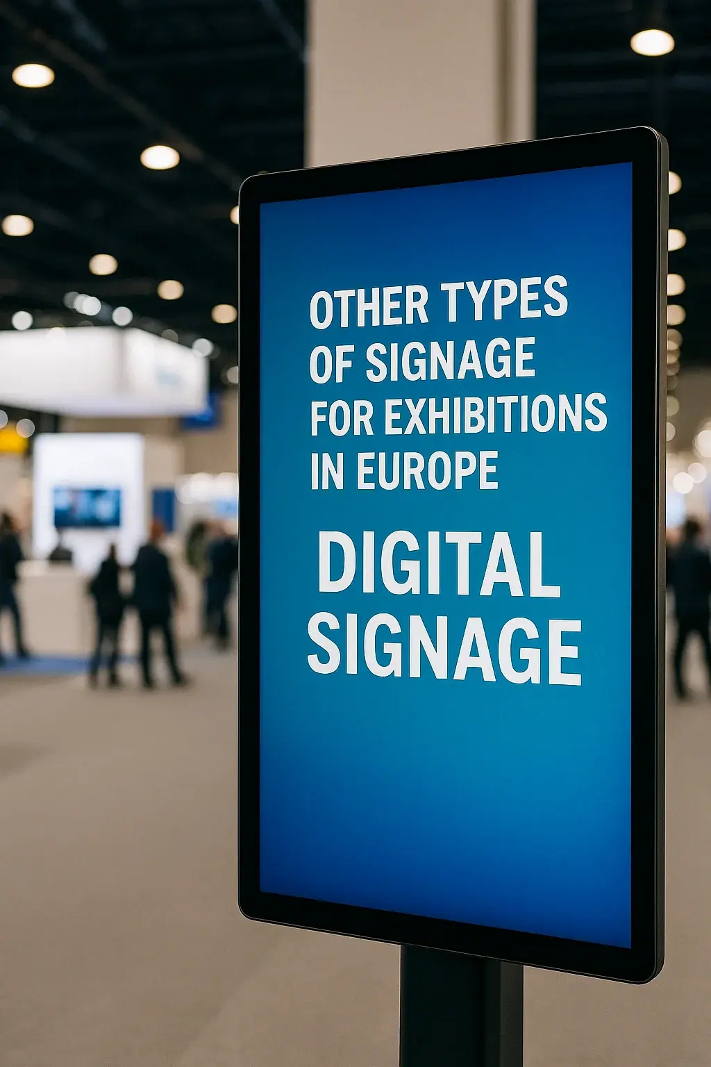 Various exhibition signage options including neon signs used across Europe — Photo 2