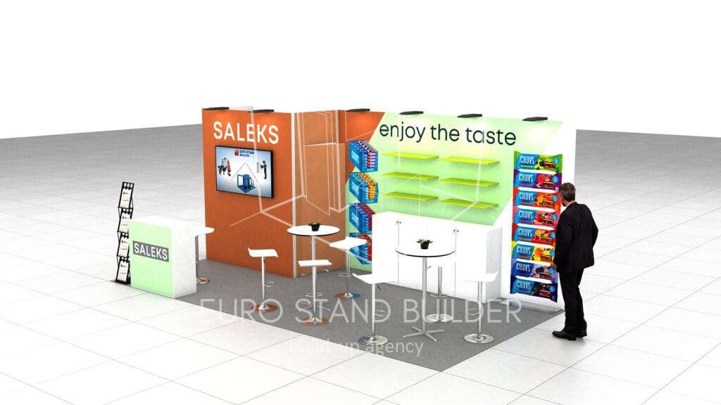 Inline Booth Rental: Size 3*6 (18 m²) - visualisation 5