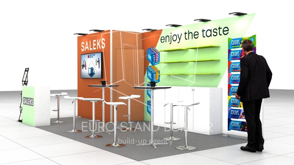 Inline Booth Rental: Size 3*6 (18 m²) - visualisation 2