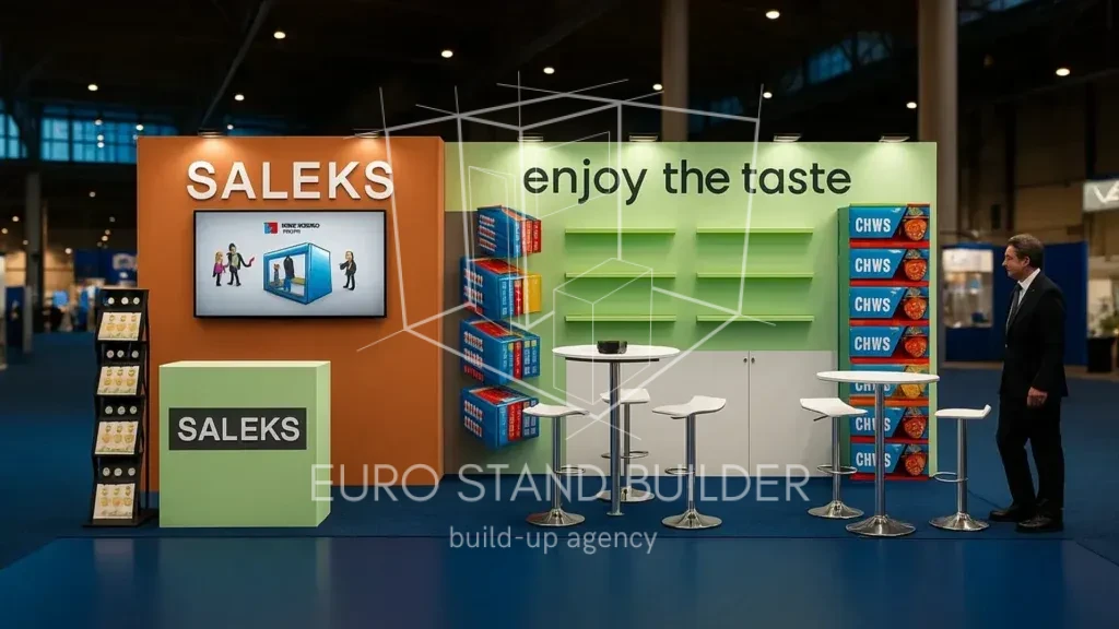 Inline Booth Rental: Size 3*6 (18 m²) - visualisation 1