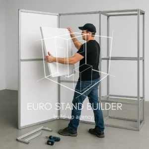 End-to-end setup and teardown service for modular or custom displays