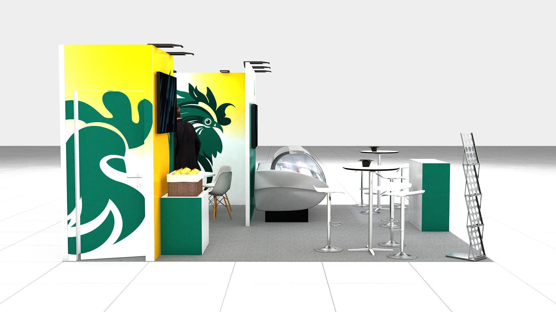 Inline Modular Booth Rental: Size 5*5 m² - Image 7