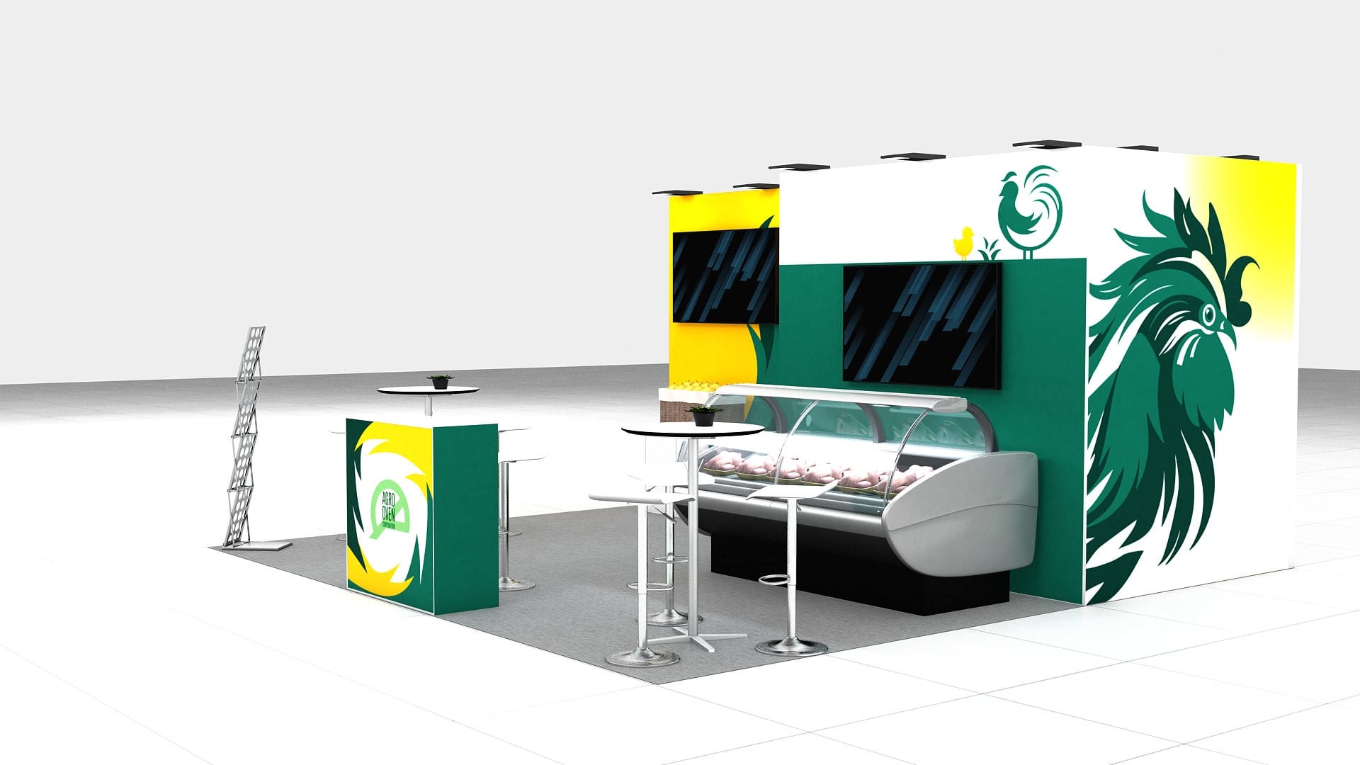 Inline Modular Booth Rental: Size 5*5 m² - Image 5