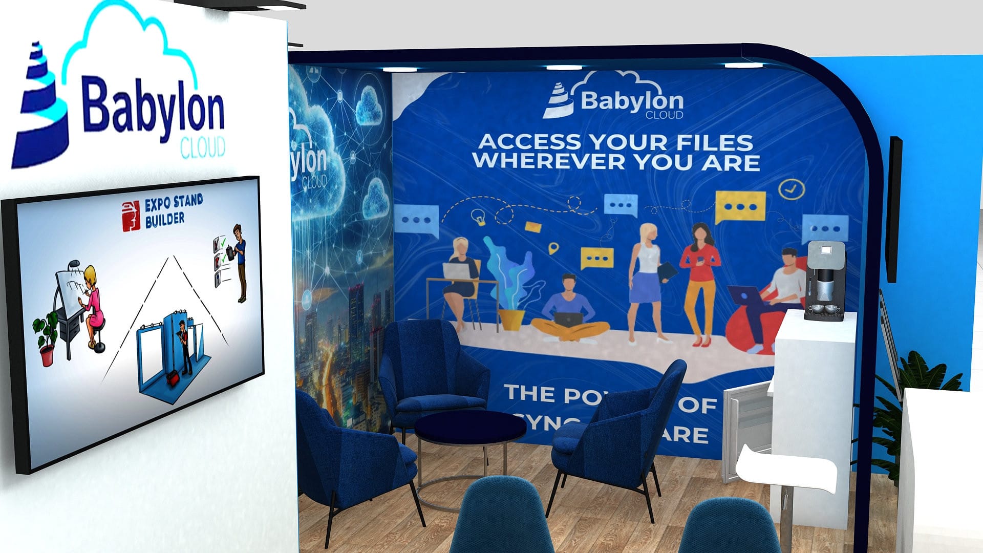 Exhibition stand builder in Madrid