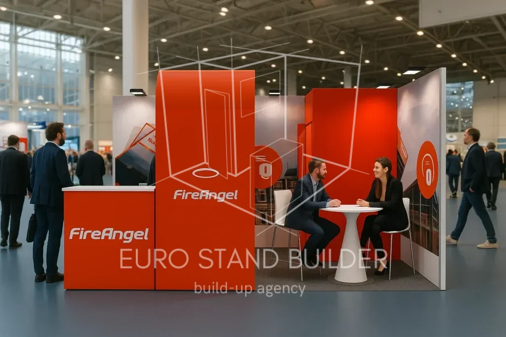Rental of Corner Booth with Storage Room: Size 3*4 m² - visualisation 0