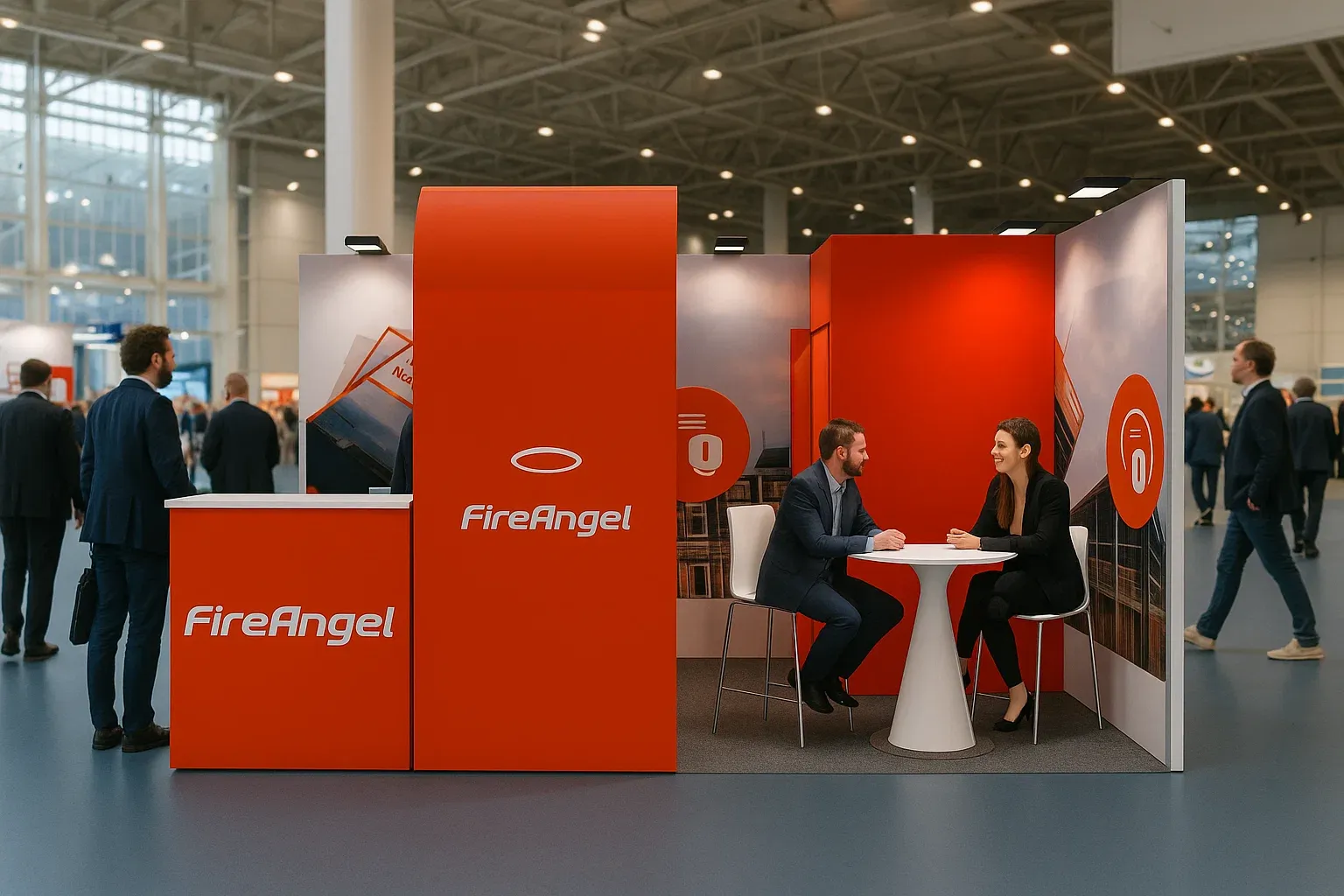 Rental of Corner Booth with Storage Room: Size 3*4 m²