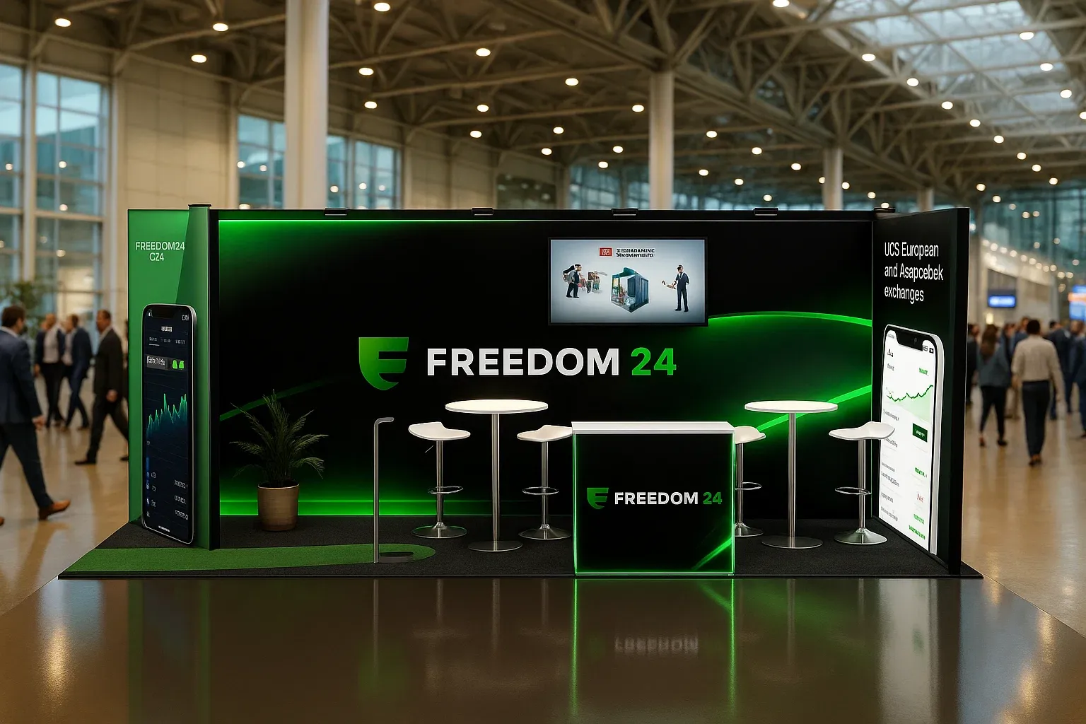 Coner Modular Stand Rental: Size 6*2 m²