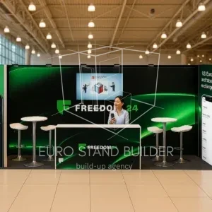 Coner Modular Stand Rental: Size 6*2 m²