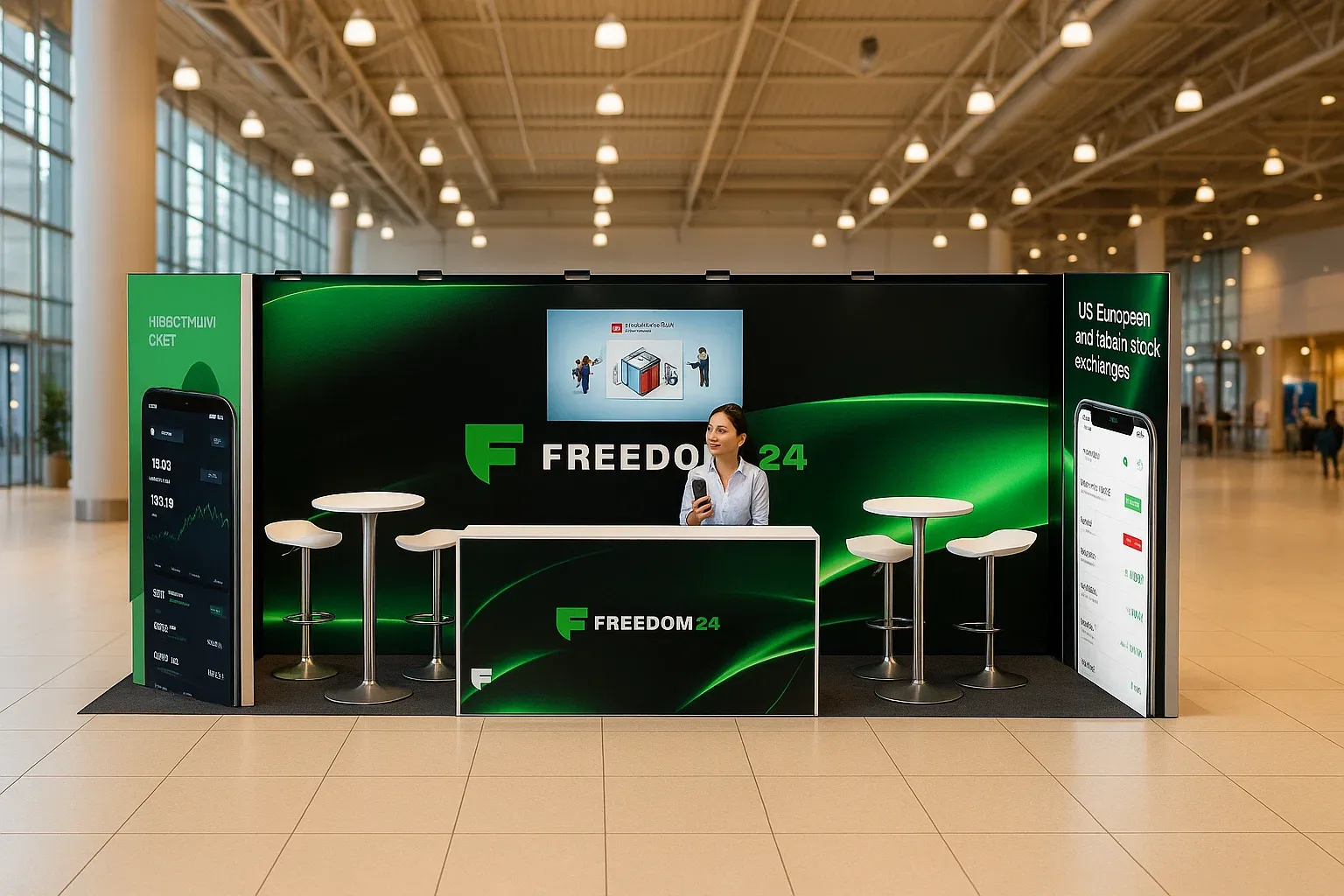 Coner Modular Stand Rental: Size 6*2 m²