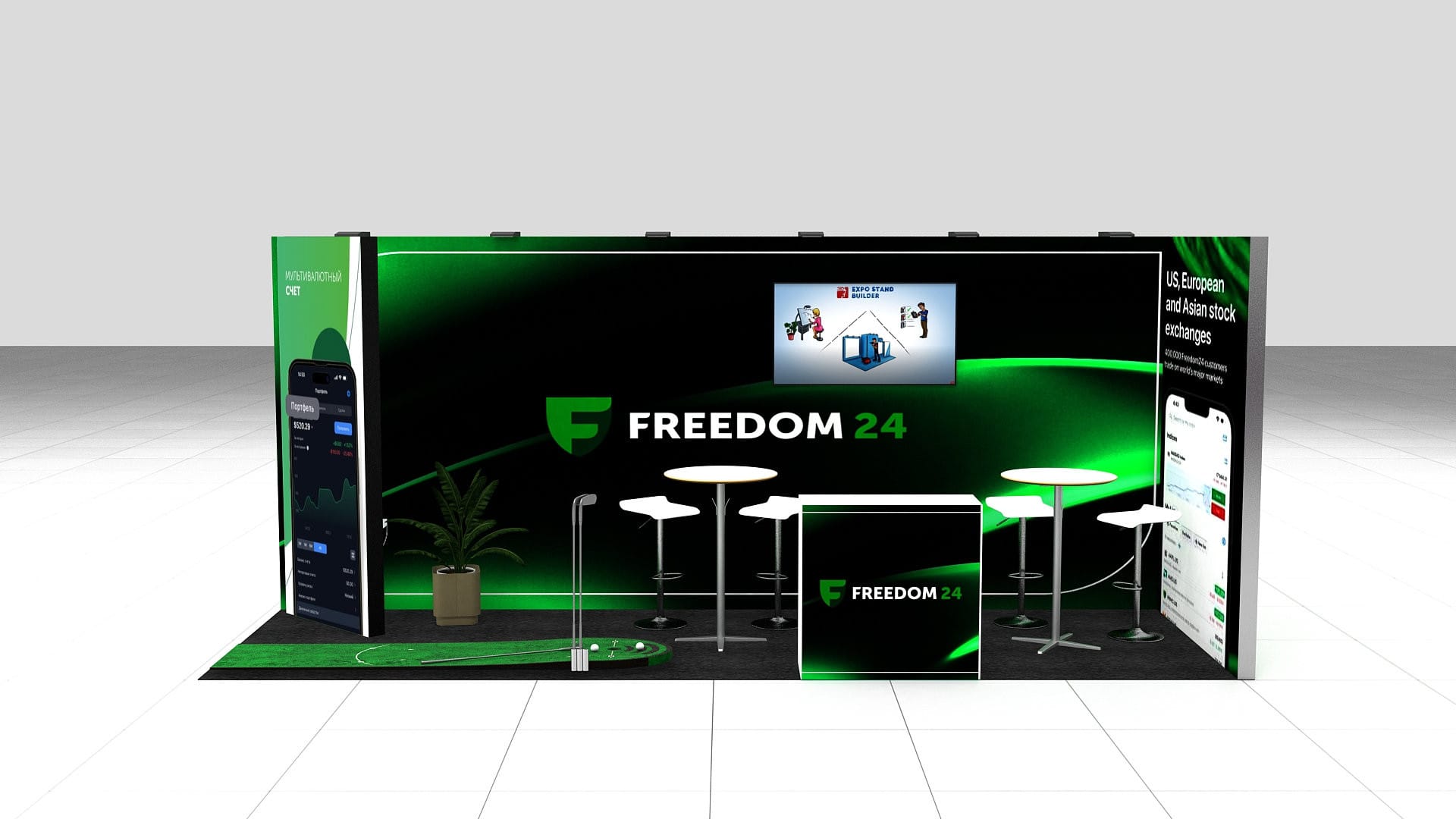 Coner Modular Stand Rental: Size 6*2 m² - Image 6