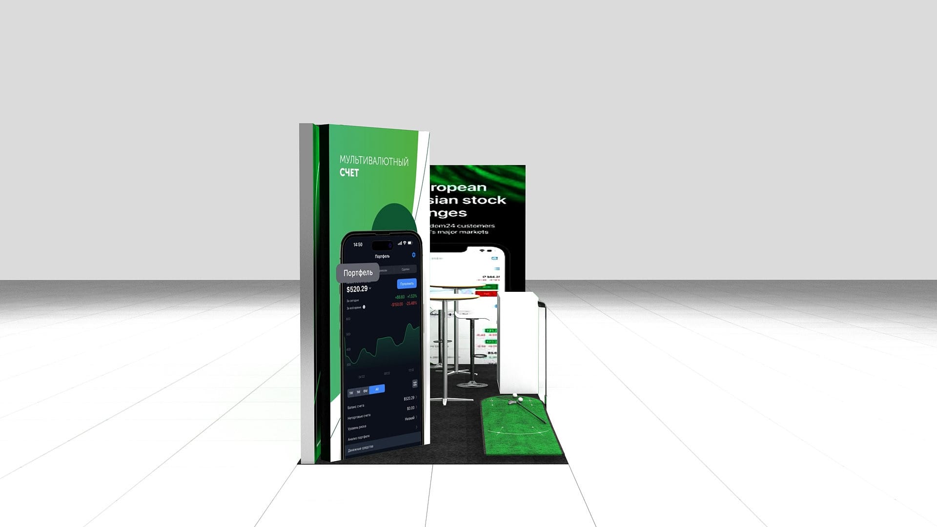 Coner Modular Stand Rental: Size 6*2 m² - Image 4