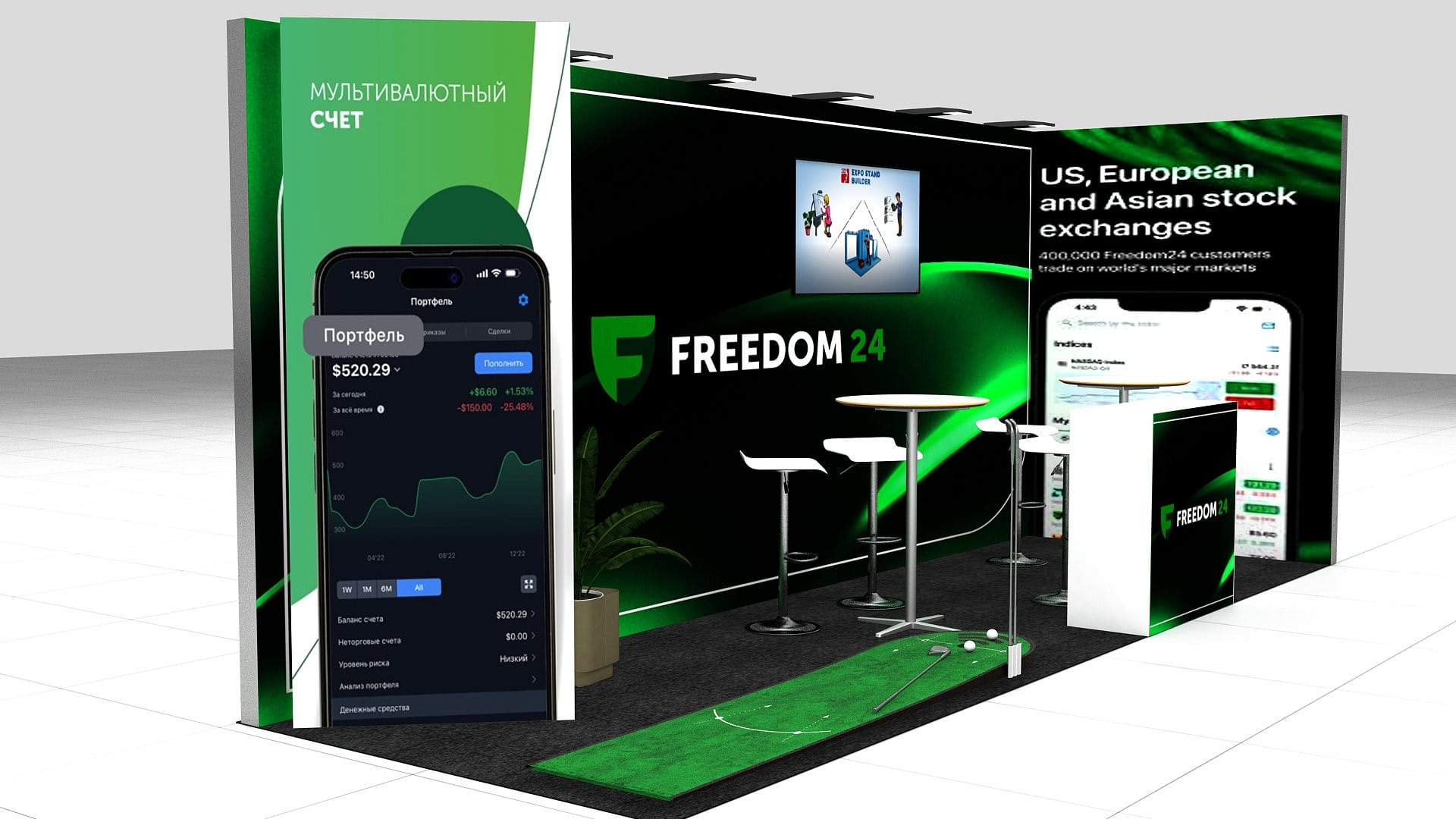 Exhibition stand builder in Riga