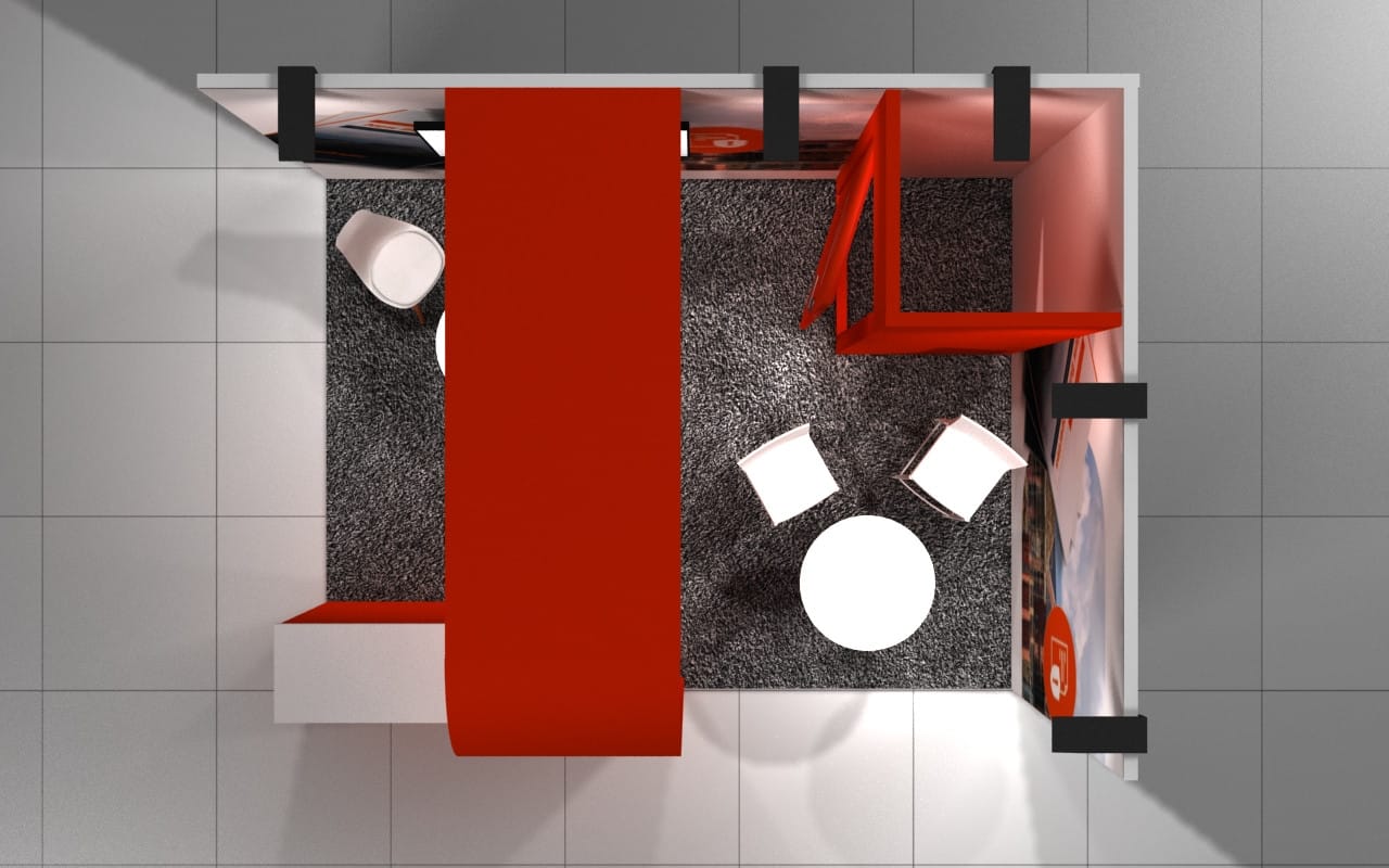 Rental of Corner Booth with Storage Room: Size 3*4 m² - Image 5