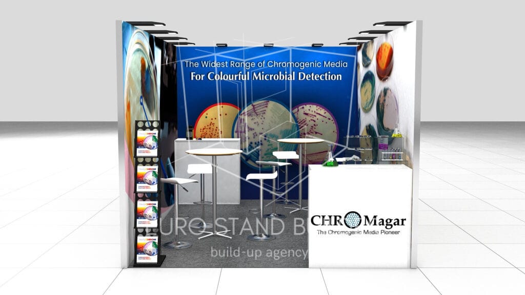 One Open Side Booth Rental: Size 3*4 m² - visualisation 7