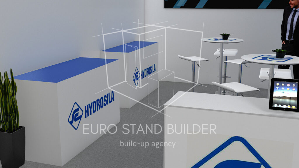 One Side Open Booth Rental: Size 5*5 m² - visualisation 7