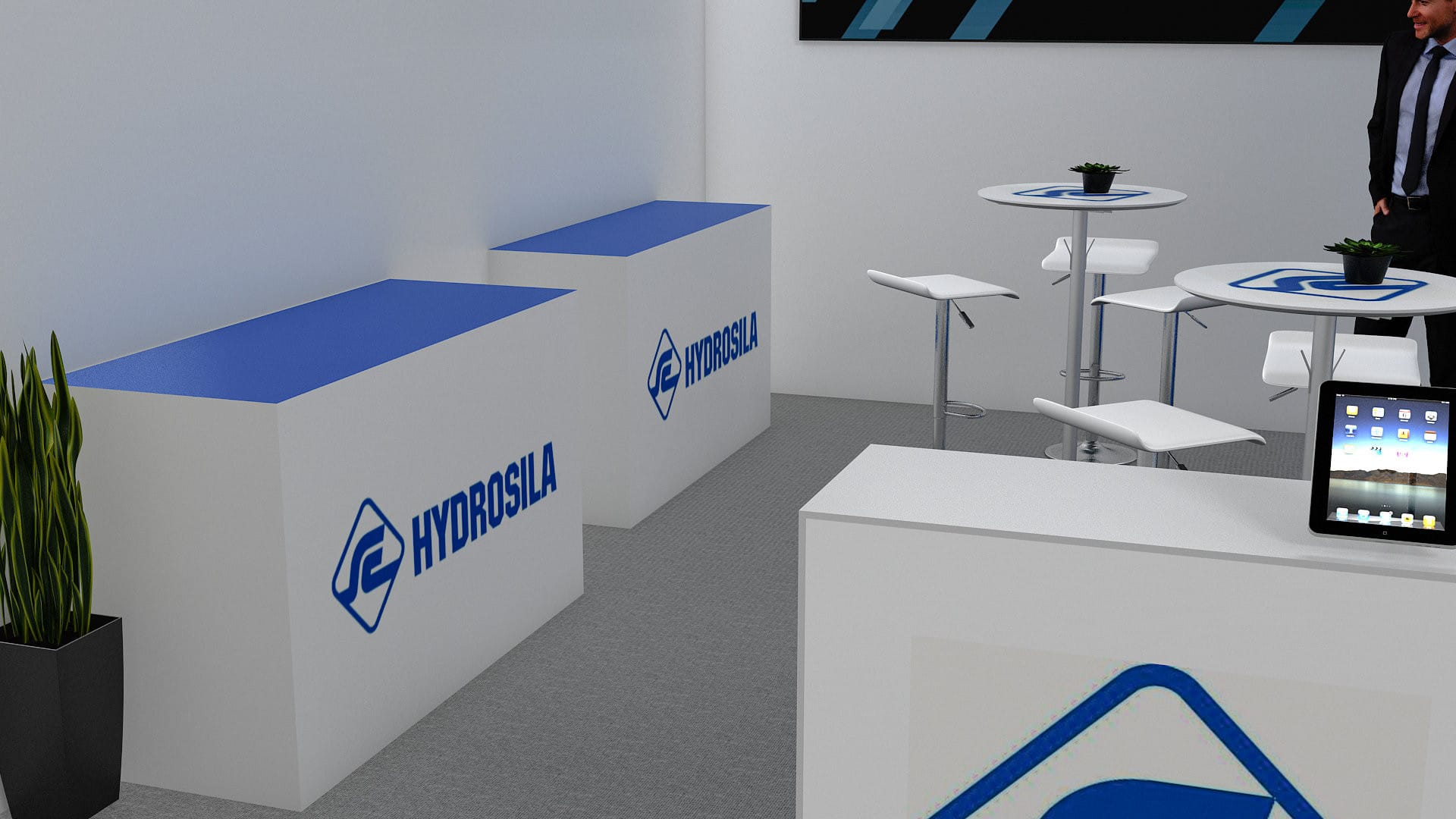 One Side Open Booth Rental: Size 5*5 m² - Image 9