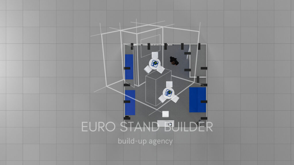 One Side Open Booth Rental: Size 5*5 m² - visualisation 5