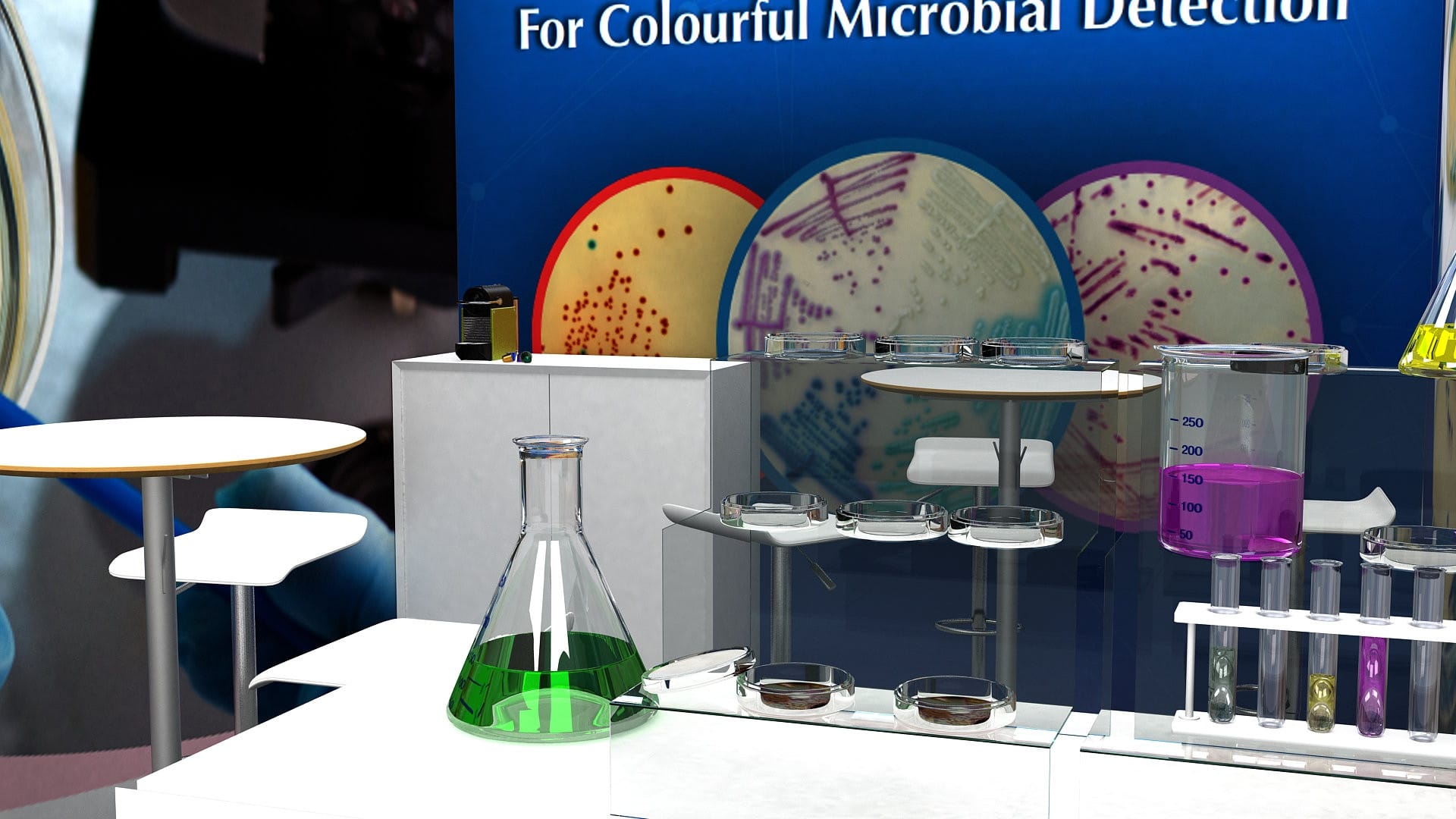 Standart Two Open Sides Booth Rental: Size 4*5 m² - Image 5