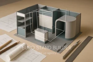 mix custom and modular booth