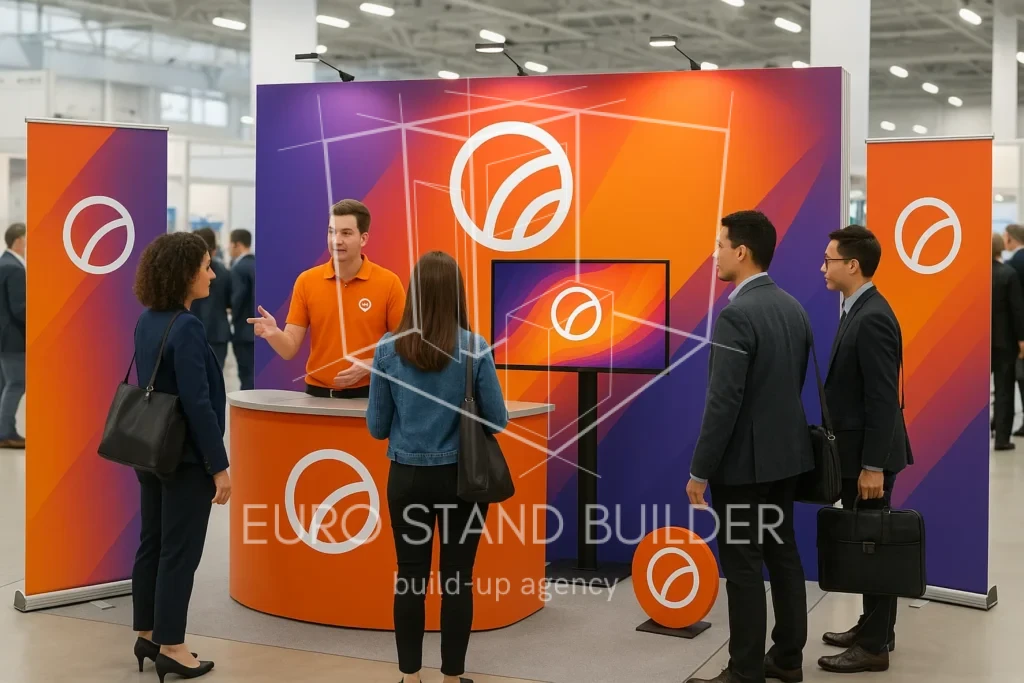 Custom exhibition design creating a strong first impression at trade shows