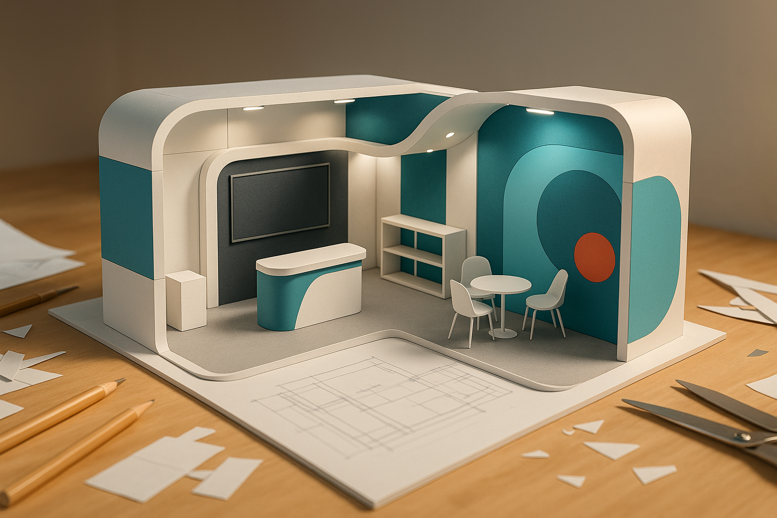 bespoke exhibition stand example