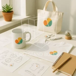 Branded merchandise creation for lasting visitor impressions