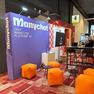 A lightweight exhibition display that you can assemble yourself in just a few minutes