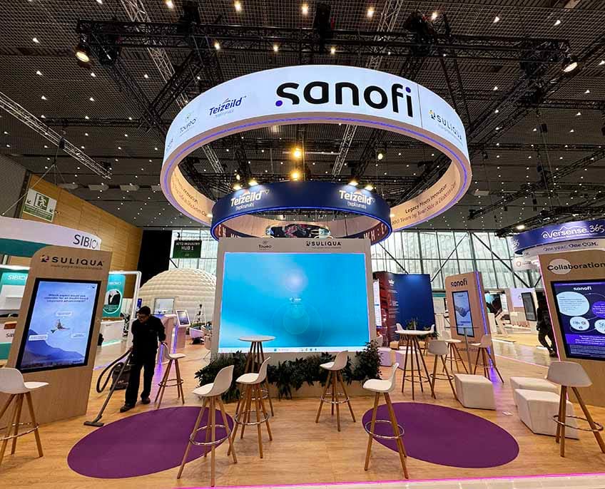 ideas de diseño de stands para ferias comerciales modernas